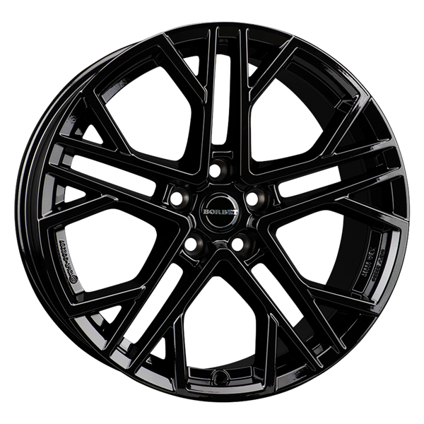 Borbet XV black glossy 8,50x19 5x108,00 ET45,00