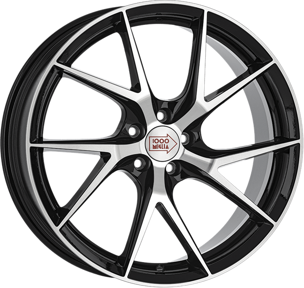 Mille Miglia MM1012 Black Polished 8,00x18 5x112,00 ET30,00