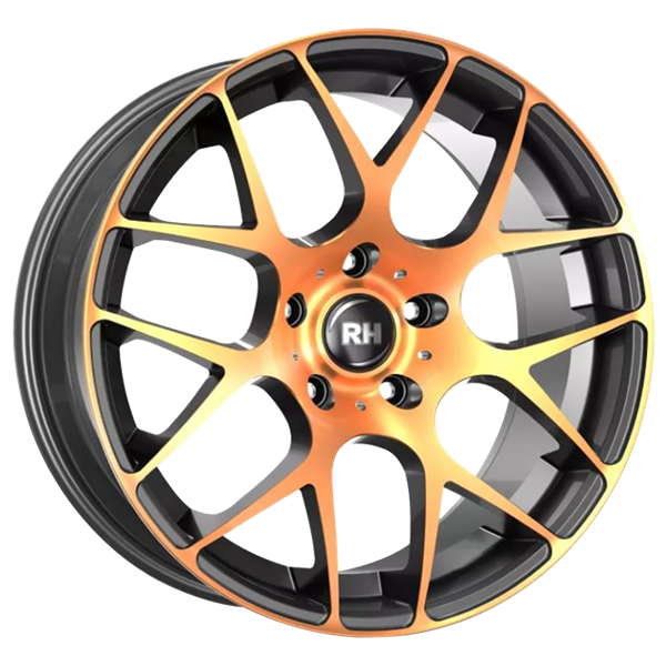 RH Alurad NBU Race Black Polished Orange 9,50x19 5x112,00 ET35,00