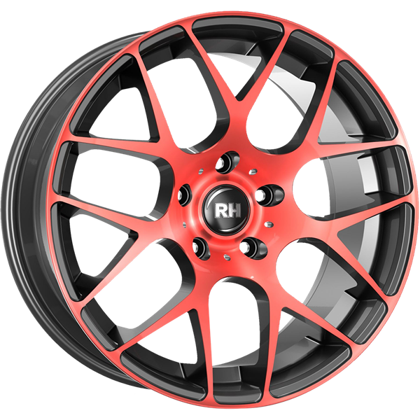 RH Alurad NBU Race Black Polished Red 9,50x19 5x112,00 ET35,00